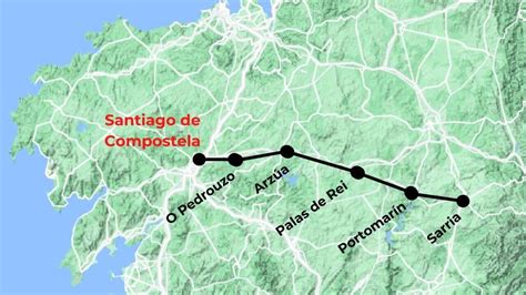 El Camino de Santiago desde Sarria. Rutas en 4, 5 o。